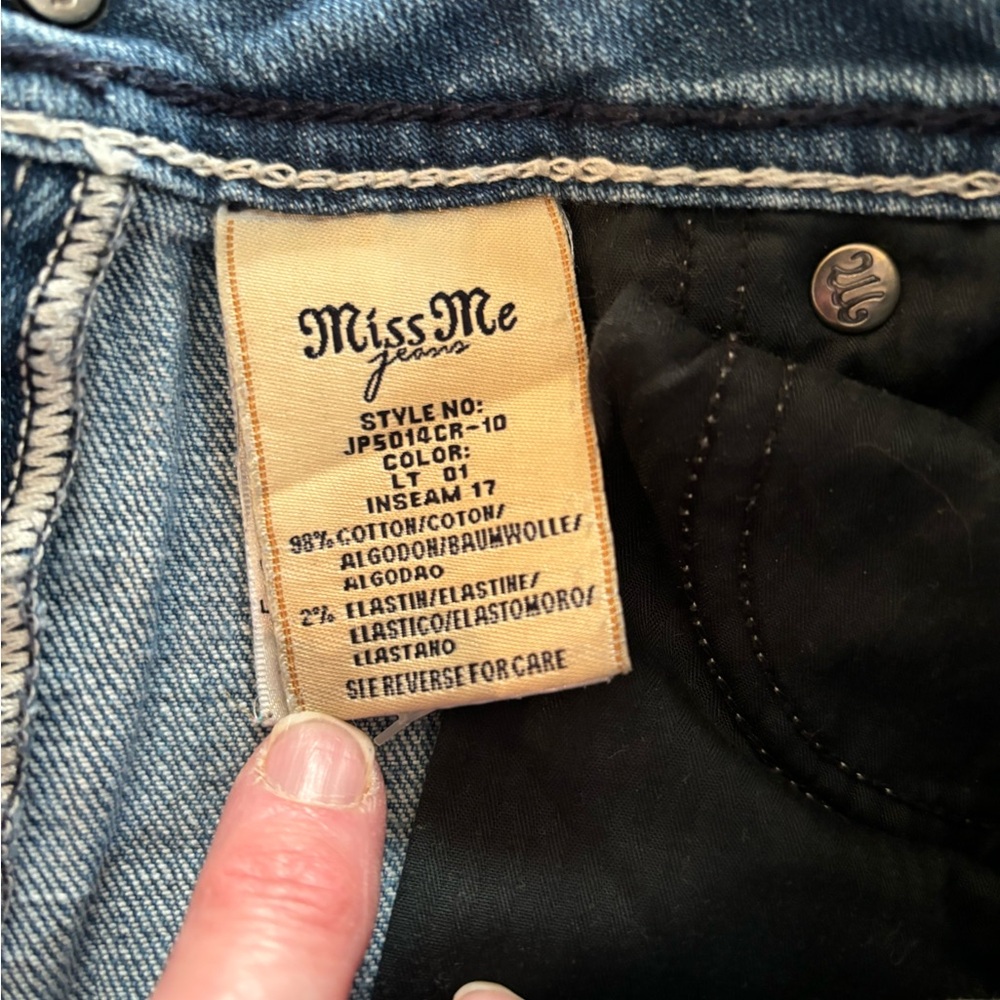 MISS ME Cropped JEANS 26 - Picture 7 of 12